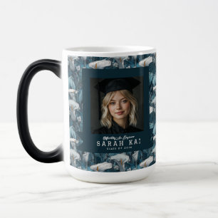 Schattige Calla Lelies Bloemige Afstudeer Koffie Magische Mok
