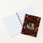 Schattige Calla Lelies Charme Boho Bruiloft Notitieboek (Binnen)