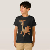 Schattige Camel Cartoon Karakter T-shirt (Voorkant volledig)