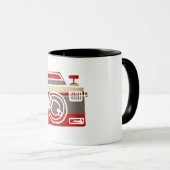 Schattige Camera Liefde Hart Fotografie Grafisch Mok (Voorkant rechts)