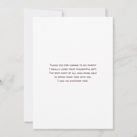 Schattige Camping thema patroon dank u Bedankkaart (Achterkant)