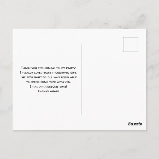 Schattige Camping thema patroon dank u Briefkaart (Achterkant)