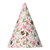 Schattige Camping Woodland Dieren Patroon Feesthoedjes (Achterkant)