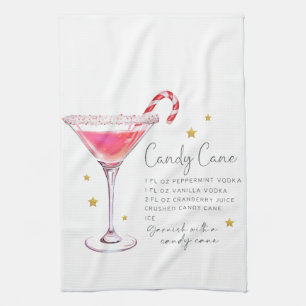 Schattige Candy Cane Cocktail Recept Theedoek
