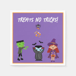 Schattige Candy Corn Kinder Halloween Kostuumfeest Servet