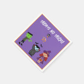 Schattige Candy Corn Kinder Halloween Kostuumfeest Servet (Hoek)