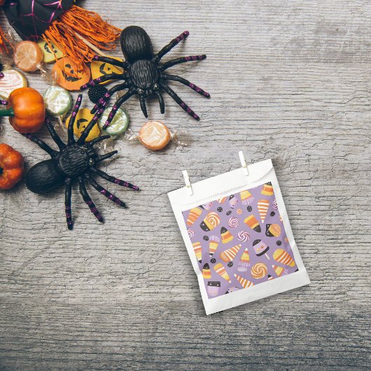 Schattige candycornpatroon bedankzakje