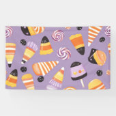 Schattige candycornpatroon spandoek (Horizontaal)