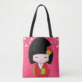 schattige canvas tas kawaii (Voorkant)