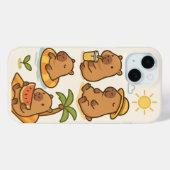 Schattige capibara's Case-Mate iPhone case (Achterkant (horizontaal))