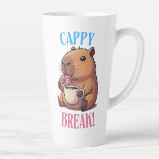 Schattige Cappy Break Capybara Koffiekop | Grappig Latte Mok