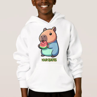 Schattige Capybara die Watermeloen Eet