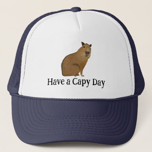Schattige Capybara Dierenliefhebber Trucker Pet (Voorkant)