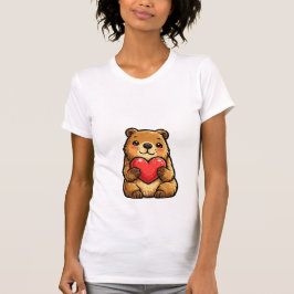 Schattige Capybara met Hart Kawaii Capybara  T-shirt