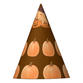 Schattige Capybara op Pompoen Halloween Feesthoed Feesthoedjes