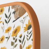 Schattige Capybara Pickleball Paddle (Links Detail)