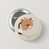 Schattige Capybara Ronde Button 5,7 Cm (Voorkant /achterkant)