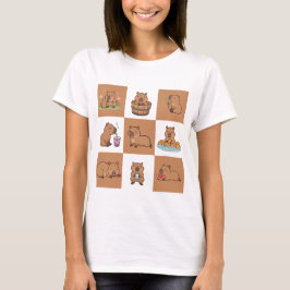 Schattige Capybara-Shirt | Schattig en grappig die T-shirt