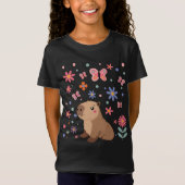 Schattige Capybara-Shirt T-shirt (Voorkant)