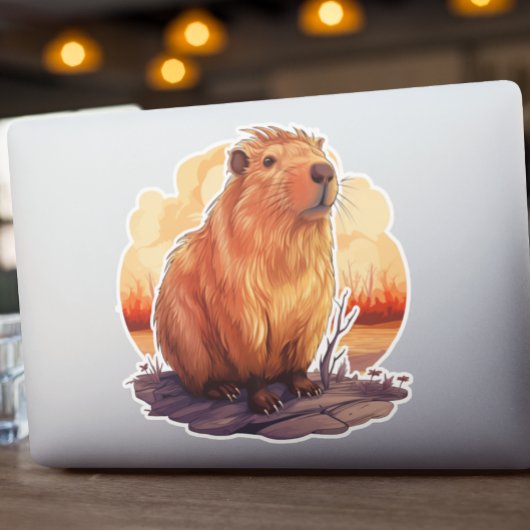 Schattige Capybara Sticker