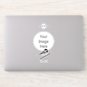 Schattige Carolina Chickadee Cartoon Sticker