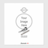 Schattige Carolina Chickadee Cartoon Sticker (Vel)