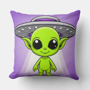 Schattige Cartoon Alien Kussen