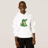  Schattige Cartoon Alligator Grappige Later Gator  (Voorkant volledig)