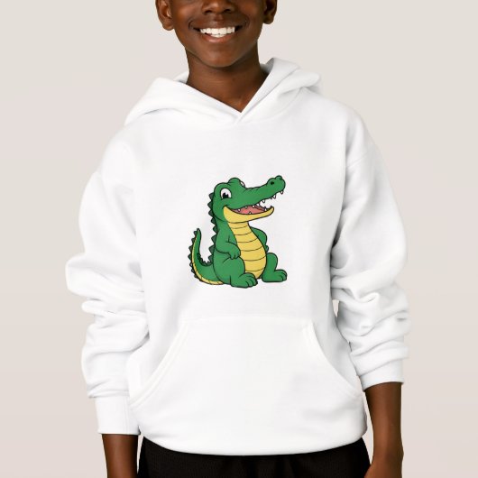  Schattige Cartoon Alligator Grappige Later Gator  (Voorkant)