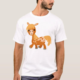 Schattige Cartoon Appaloosa Pony T-shirt