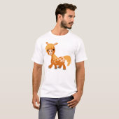 Schattige Cartoon Appaloosa Pony T-shirt (Voorkant volledig)