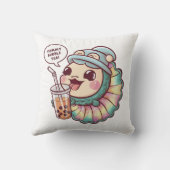 Schattige Cartoon Aquarium Vis: Gezellig, Kawaii V Kussen (Achterkant)