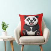 Schattige Cartoon Baby Panda Kussen (Stoel)