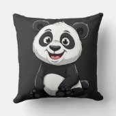 Schattige Cartoon Baby Panda Kussen (Achterkant)
