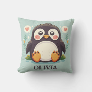 Schattige Cartoon Baby Pinguïn Kussen