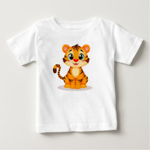 Schattige Cartoon Baby Tijger