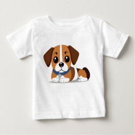 Schattige Cartoon Beagle Puppy Liggend