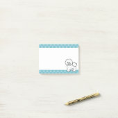 Schattige Cartoon Bichon Frise Hond Post-it® Notes (Op bureau)