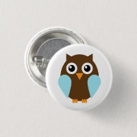 Schattige Cartoon Blauwe Owl