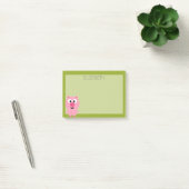 Schattige Cartoon Boerderij Varken - Roze en Lime  Post-it® Notes (Kantoor)