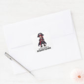 Schattige Cartoon Boys Pirate Book Label (Envelop)