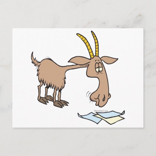 schattige cartoon briefkaart (Voorkant)
