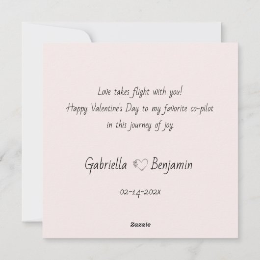 Schattige Cartoon Bulldog Liefhebbers Harten Valen Feestdagenkaart (Achterkant)