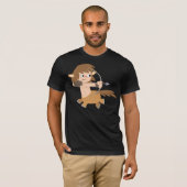 Schattige Cartoon Centaur Boogschutter T-shirt (Voorkant volledig)
