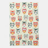 Schattige Cartoon die het Winkelen Patroon Theedoek (Verticaal)