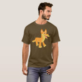 Schattige Cartoon Dingo T-shirt (Voorkant volledig)