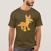 Schattige Cartoon Dingo T-shirt (Voorkant)