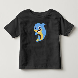 Schattige Cartoon Dolfijn – Aardige Grappige Dolfi Kinder Shirts