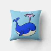 Schattige cartoon dolfijn kussen (Achterkant)
