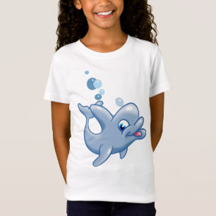 Schattige cartoon dolfijn t-shirt